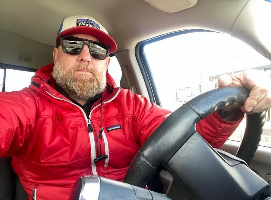 Mack Miessner behind the wheel