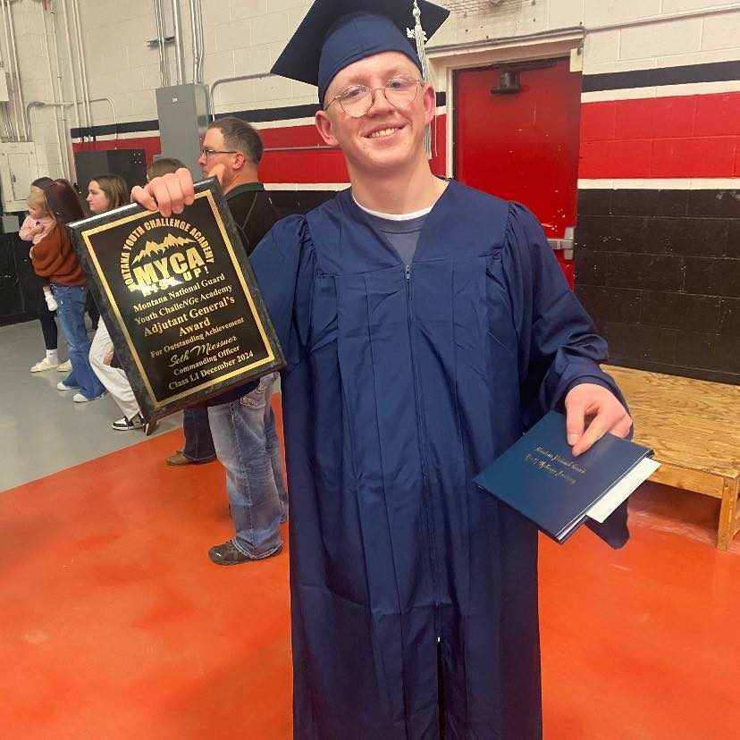 Adjutant General's Award presented at Montana Youth Challenge Academy graduation